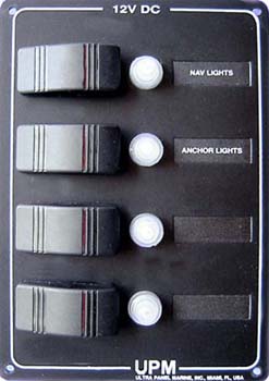 01-3052 switch panels 12 V
